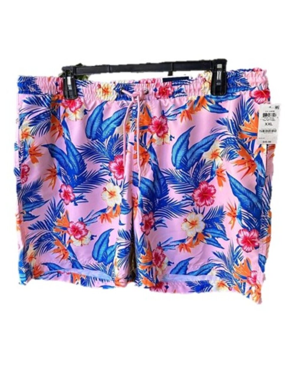 CLUB ROOM Pink Sky Swim Trunks